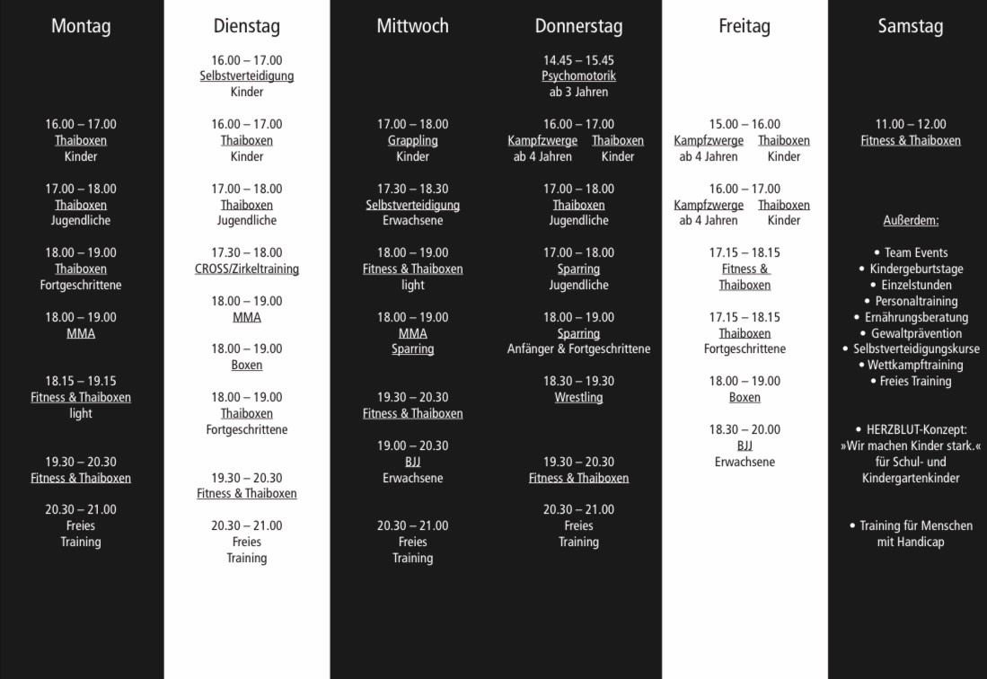 Trainingsplan 525