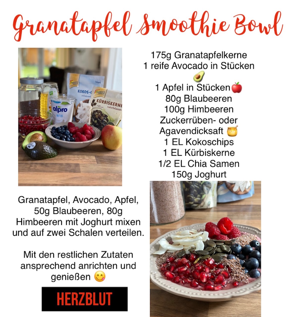 Granatapfelbowl