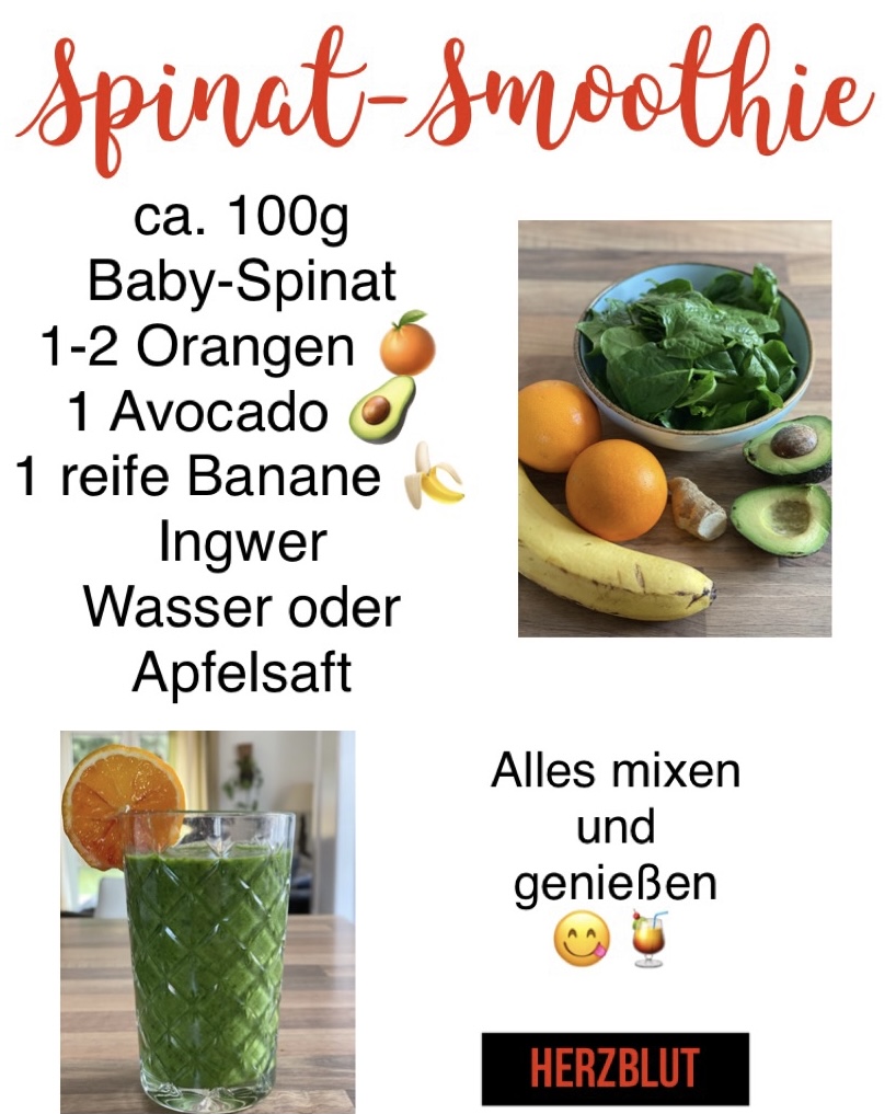 spinat smoothierez